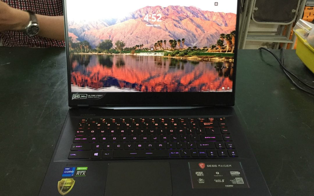 Vệ sinh Laptop MSI GE66 Raider, Gaming đồ họa