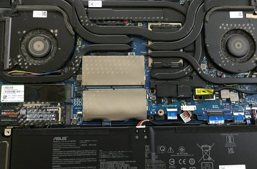 Vệ sinh Laptop Asus G533Q Gaming Đồ Họa